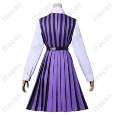 ウェンズデー／ウェンズデー・アダムス 学園制服コスプレ 高再現で動きやすく、イベントと撮影に最適 - 5枚目の画像（サムネイル）