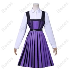 ウェンズデー／ウェンズデー・アダムス 学園制服コスプレ 高再現で動きやすく、イベントと撮影に最適 - 4枚目の画像（サムネイル）