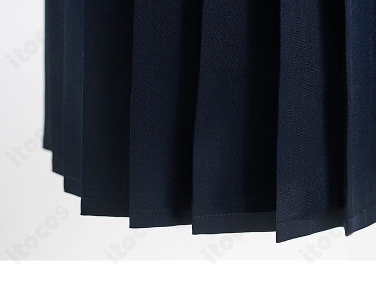 サイレントヒル f 深水雛子 制服スカートのプリーツ。流れの美しさと折り目のシャープさを強調。