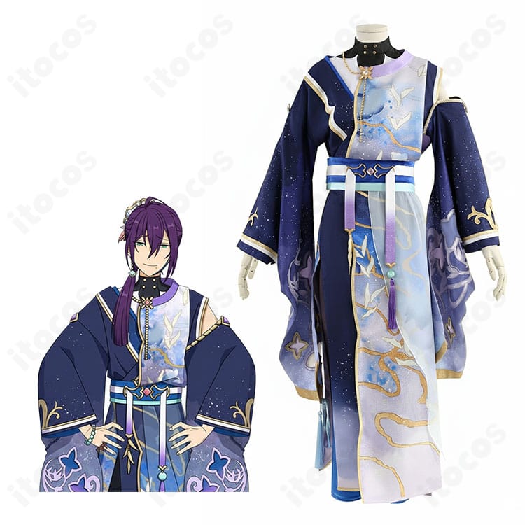 礼瀬マヨイ ナツコイ衣装の着用イメージ写真。南国モチーフと和装要素を再現し、夏イベント撮影に適したスタイル。