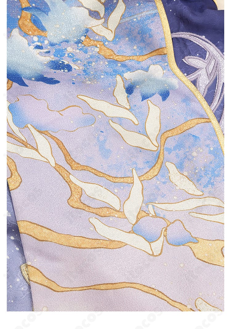 礼瀬マヨイ ナツコイ衣装の正面裾飾り。フリルとライン装飾の調和が分かる接写。