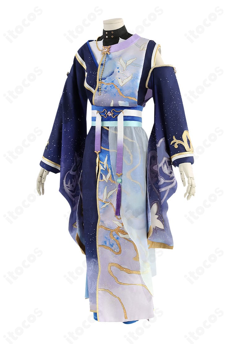 礼瀬マヨイ ナツコイ衣装の左側面。軽やかなフォルムと動きの出る裾のラインを確認できる。