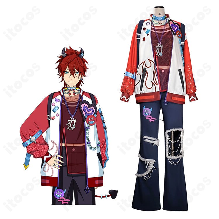 天城燐音「エゴイスト」コスプレ衣装の全体図。高再現デザインで世界観を表現し、イベント前の最終チェックに最適。