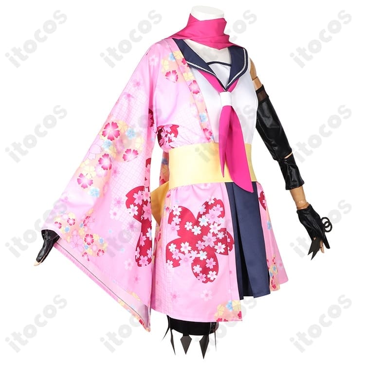 ブルーアーカイブ イズナ コスプレ衣装 和風忍者セット｜高再現＆快適な可動で撮影に最適 - 2枚目の画像