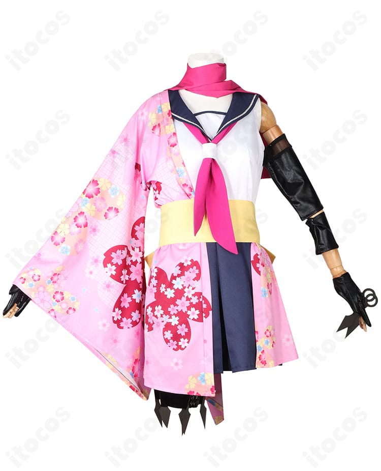 イズナ 和風忍者 コスプレ衣装 正面全体図｜高再現ディテールと整ったシルエット