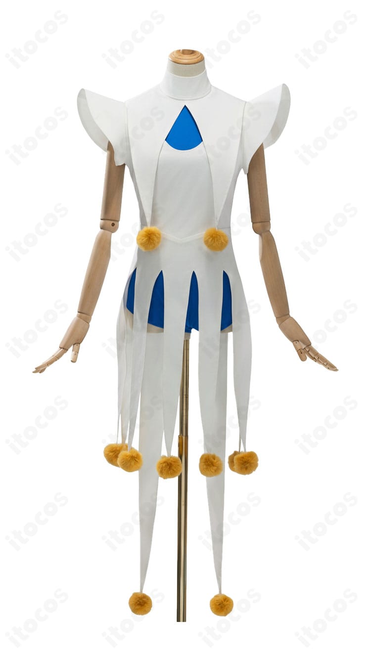 木之本桜コスプレ 正面全身｜ピエロ風バトルコスチュームのシルエット