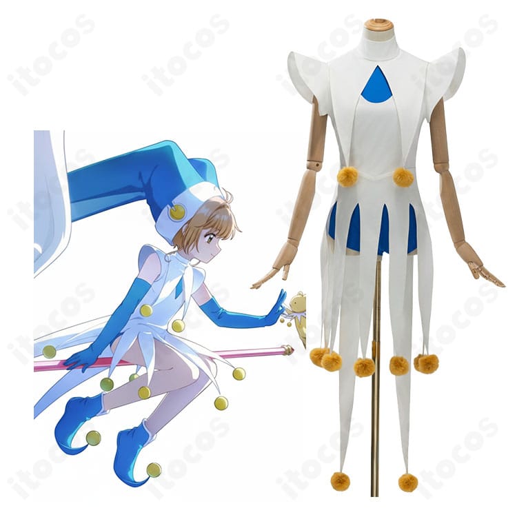 木之本桜のピエロ風バトルコスチュームを着用したイメージカット（カードキャプターさくら）