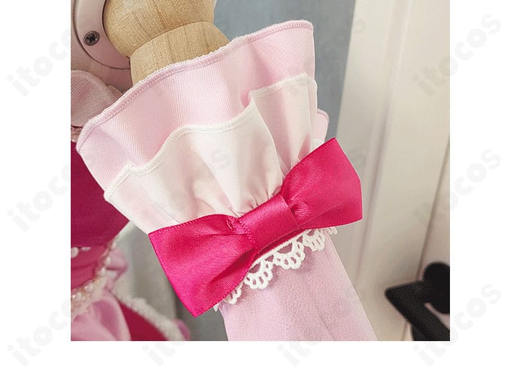 白鳥ひめ コスプレ衣装の腕飾りディテール。柔らかな素材でフィットし、長時間でも快適な着け心地。