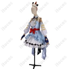 ウマ娘 アーモンドアイ 勝負服 コスプレ衣装 高再現フルセット｜イベント映えと快適な着用感 - 2枚目の画像（サムネイル）