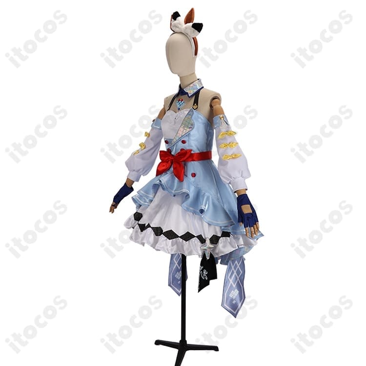 ウマ娘 アーモンドアイ 勝負服 コスプレ衣装 高再現フルセット｜イベント映えと快適な着用感 - 2枚目の画像