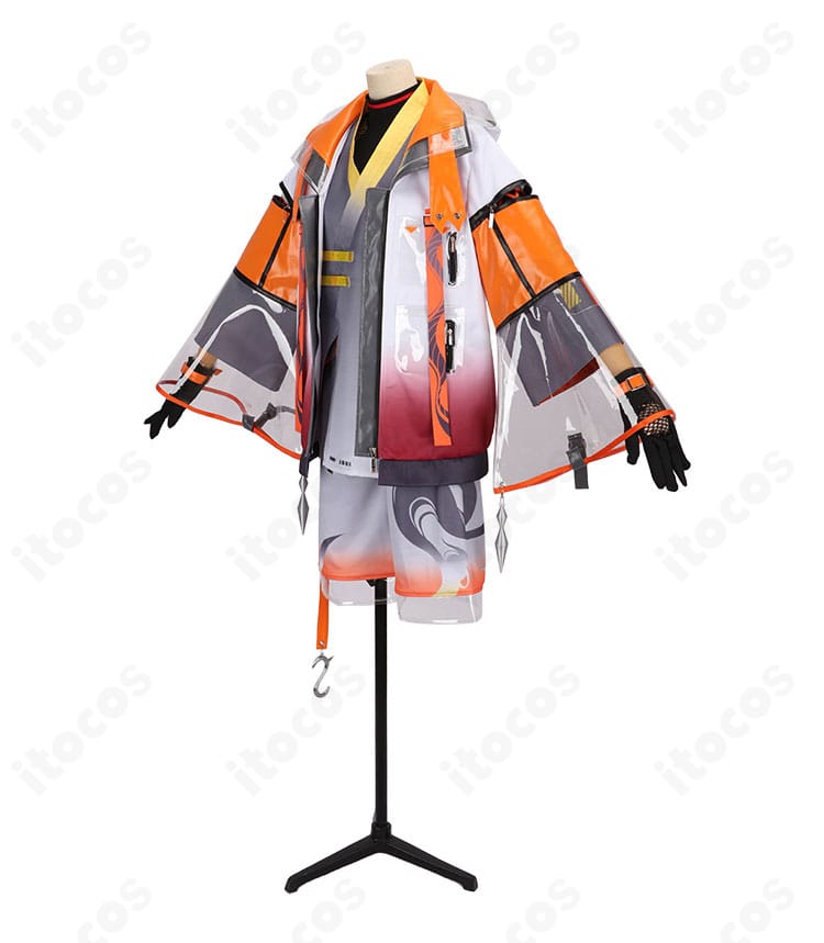 にじさんじ 北見遊征 コスプレ衣装 側面。横からのラインと装飾の位置関係を確認できる立体的なシルエット。