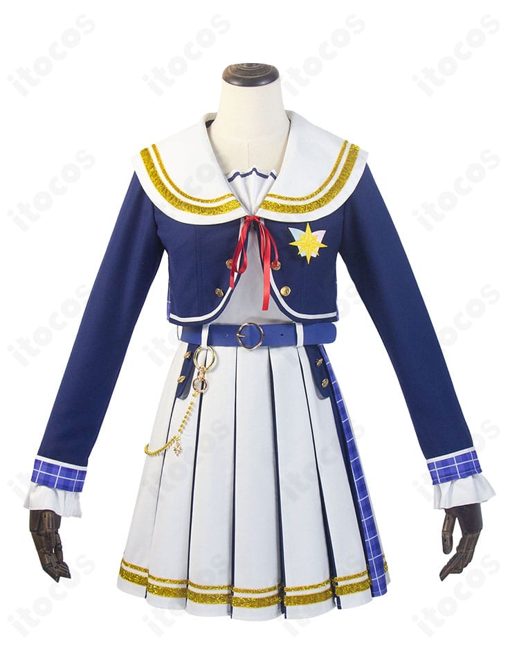 アイカツ！姫乃みえる 学園制服コスプレ衣装 正面｜高再現シルエットと高品質仕上げのディテール