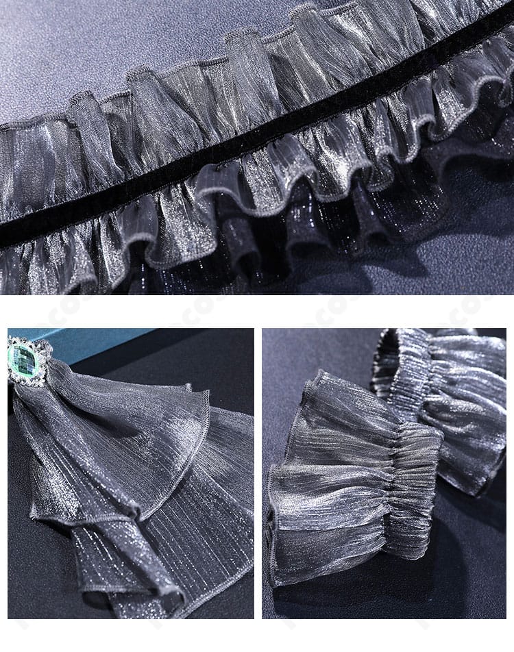 草薙寧々 コスプレ衣装のアクセサリー類。首飾りや帯など精巧な小物のセット。