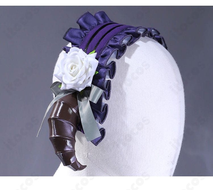 草薙寧々 シェリール・オートクチュールのヘッドアクセ詳細。繊細な装飾でステージ感を強調。