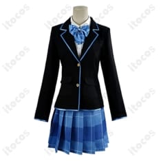チラムネ 柊夕湖・青海陽 学園制服コスプレ 再現度重視のフルセットで撮影・イベントに最適 - 1枚目の画像（サムネイル）