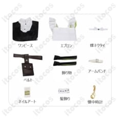 アークナイツ ケルシー「時の足跡」メイド服 高再現セット｜上品で撮影映え、長時間も快適 - 5枚目の画像（サムネイル）