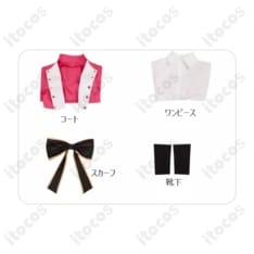 東条ヒバリ 学園制服コスプレ｜上品な質感で高再現度、撮影・イベントに最適 - 4枚目の画像（サムネイル）