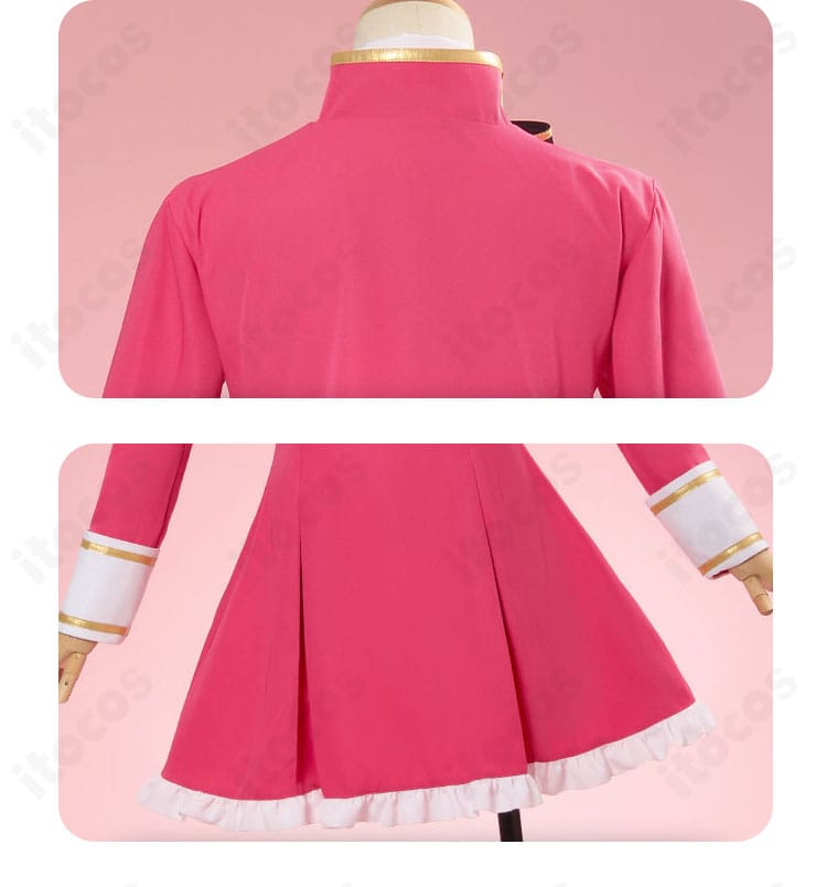 東条ヒバリ コスプレ衣装 袖口ディテール｜重なりの美しい袖口で高級感を演出