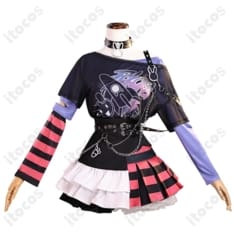 ホロライブ 兎田ぺこら 堕天使パンク衣装｜軽やかで動きやすい高再現フルセット - 4枚目の画像（サムネイル）