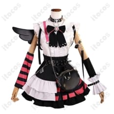 ホロライブ 兎田ぺこら 堕天使パンク衣装｜軽やかで動きやすい高再現フルセット - 1枚目の画像（サムネイル）