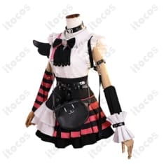 ホロライブ 兎田ぺこら 堕天使パンク衣装｜軽やかで動きやすい高再現フルセット - 2枚目の画像（サムネイル）