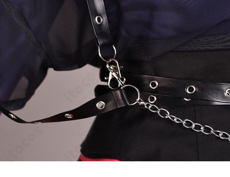 兎田ぺこら コスプレ衣装のリボン系飾り。細やかな結びが華やかさを演出。