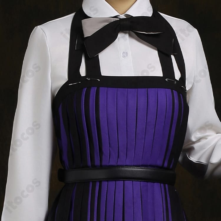 ウェンズデー イーニッド・シンクレア ネヴァーモア学園制服 高再現コスプレセット - 4枚目の画像