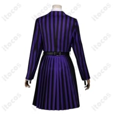 ウェンズデー イーニッド・シンクレア ネヴァーモア学園制服 高再現コスプレセット - 3枚目の画像（サムネイル）