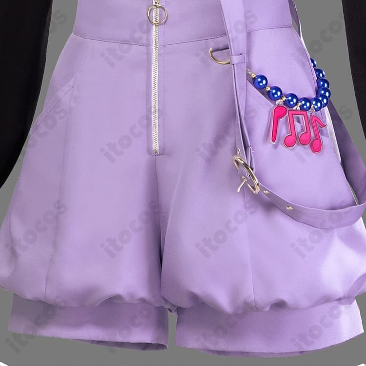 プロジェクトセカイ 白石杏×メロディっち衣装 高再現セット S〜XL｜軽快ストリートでイベント映え - 4枚目の画像