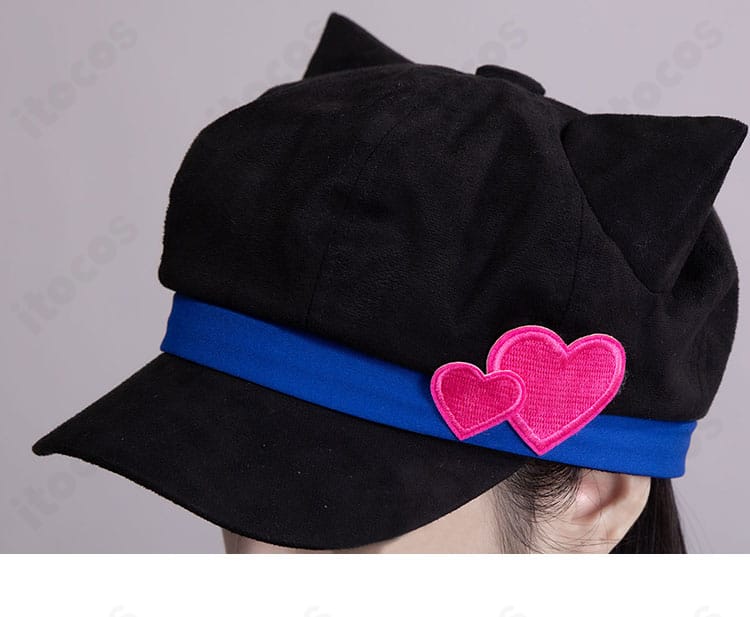 白石杏 コスプレ衣装の腰部・音符モチーフ。音楽テーマのアクセントが映える構成。