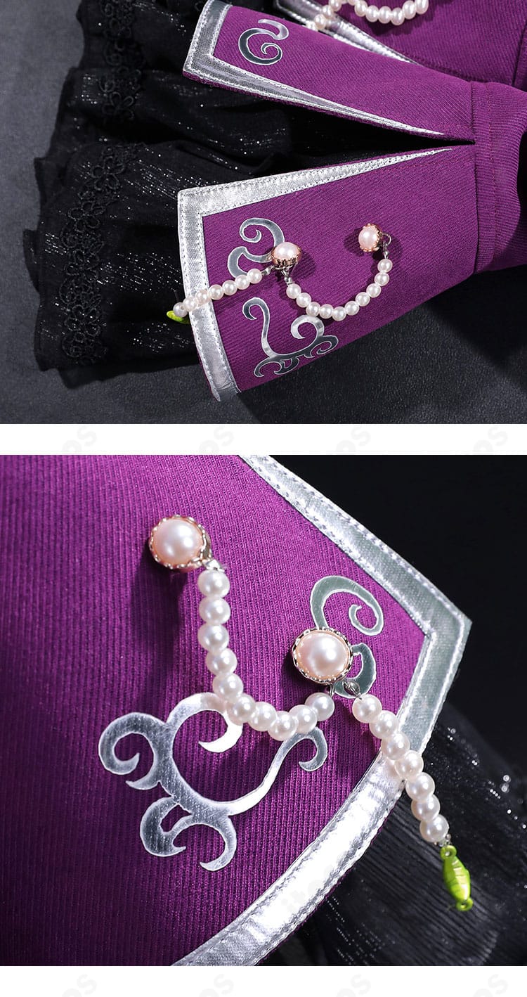 袖口の切り替えと縫製アップ。細部まで整ったステッチで高品質な仕上がり。