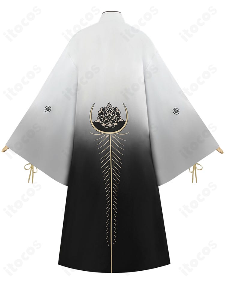 サイレントヒル f 常喜寿幸 コスプレ衣装の背面全体図。帯結びと流れる裾ラインを忠実に再現。