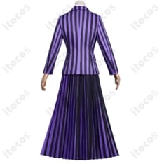 ウェンズデー・アダムス 学園制服コスプレ 高再現で撮影映え。通気性生地でイベントも快適 - 3枚目の画像（サムネイル）