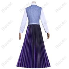 ウェンズデー・アダムス 学園制服コスプレ 高再現で撮影映え。通気性生地でイベントも快適 - 5枚目の画像（サムネイル）