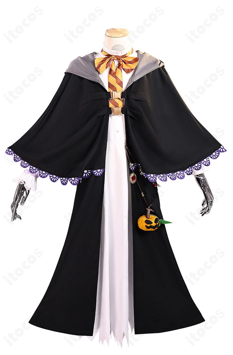 葬送のフリーレン フェルン ハロウィン コスプレ衣装 正面全体図｜配色とシルエットを忠実再現