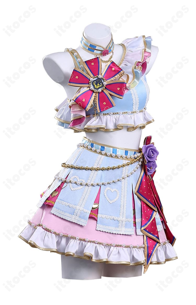 霧矢あおい ドリーミーキーチアコーデ 側面。立体的なシルエットとサイドの装飾バランスを詳細に表示。