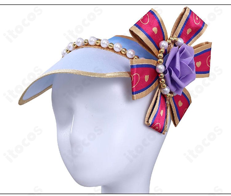 帽子全体写真。コーデ全体を引き締める可愛いチア帽子のフォルム。