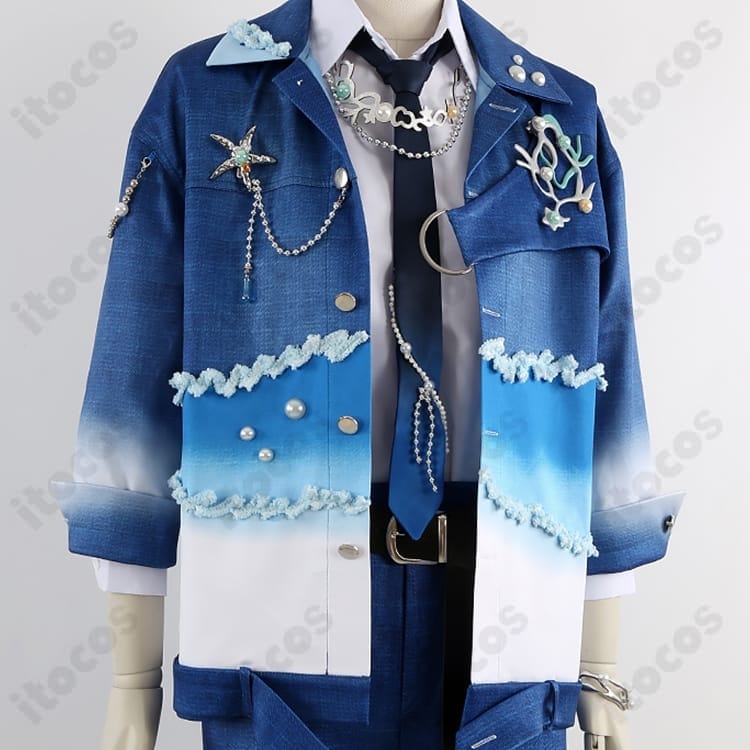 あんスタ Neptu「Deep into you」コスプレ衣装｜高再現セットでクールに映えるステージルック - 5枚目の画像