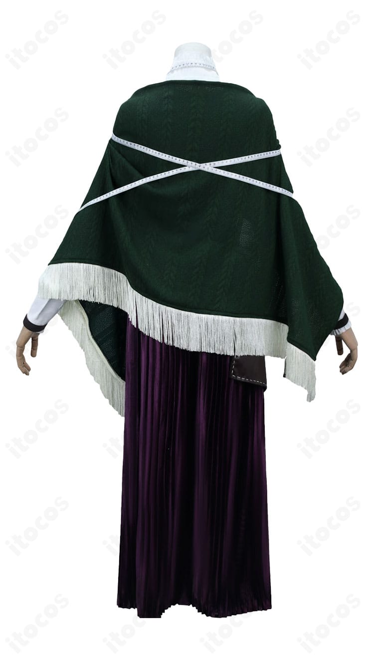 ガロファノ コスプレ衣装の背面全体図。背中から腰までの装飾とラインを丁寧に再現