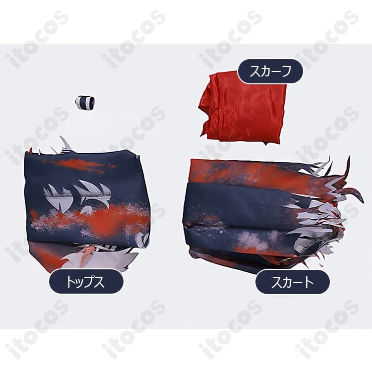 原神 コスプレ衣装 高再現で撮影映え。軽やかな着用感、S〜XXL、ITOCOS・送料無料 - 5枚目の画像
