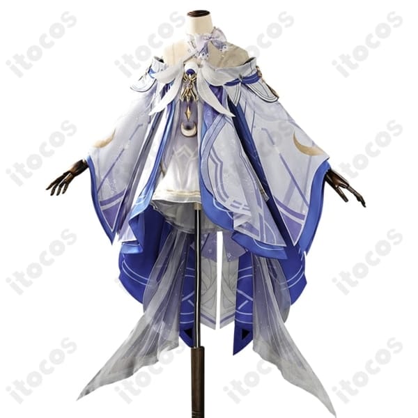 原神 コロンビーナ（月の少女）高再現コスプレ衣装｜エレガントなゴシックシルエットでイベントと撮影に最適