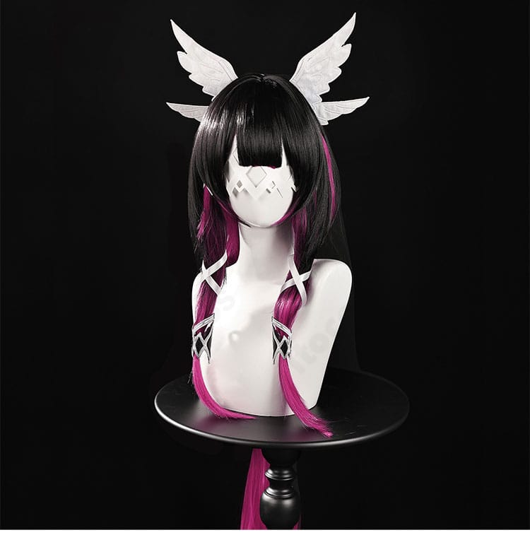 原神 コロンビーナ（月の少女）髪飾りの正面アップ。精巧な造形と装飾ディテールを強調した画像