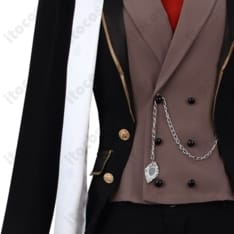 原神 ディルック レッドデッド・オブ・ナイト 高再現コスプレ衣装。快適着用でイベント・撮影に最適 - 4枚目の画像（サムネイル）