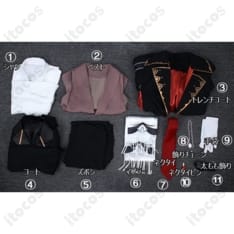 原神 ディルック レッドデッド・オブ・ナイト 高再現コスプレ衣装。快適着用でイベント・撮影に最適 - 5枚目の画像（サムネイル）