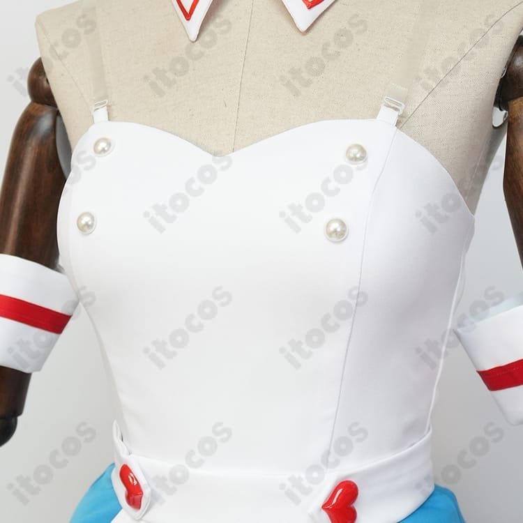 初音ミク 愛属性 ピノキオピー風衣装｜高発色で撮影映え、着脱簡単のフルセット - 4枚目の画像