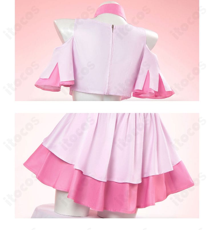 スティルインラブ 4.5周年衣装 背面とスカート装飾の近接。高品質な再現度を示すディテール画像