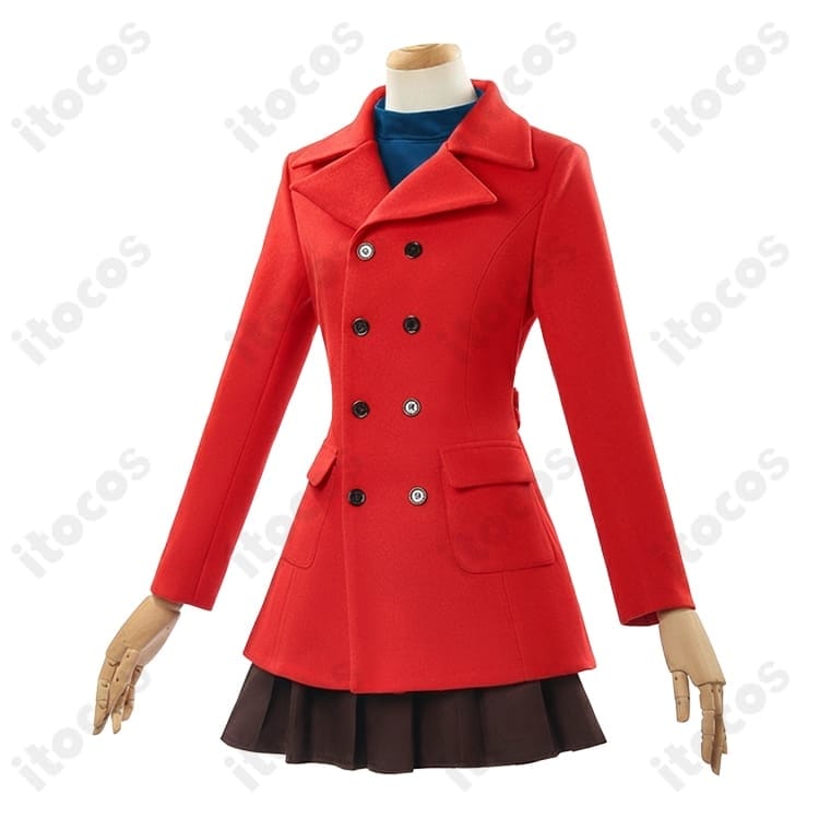 アスカ（新世紀エヴァンゲリオン）コミック版コート 高再現で上品、撮影会・イベントに最適 - 2枚目の画像