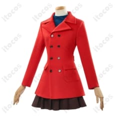 アスカ（新世紀エヴァンゲリオン）コミック版コート 高再現で上品、撮影会・イベントに最適 - 2枚目の画像（サムネイル）