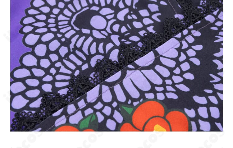 藤堂ユリカ 和の心・ダーク 浴衣コス 斜襟の装飾ディテール