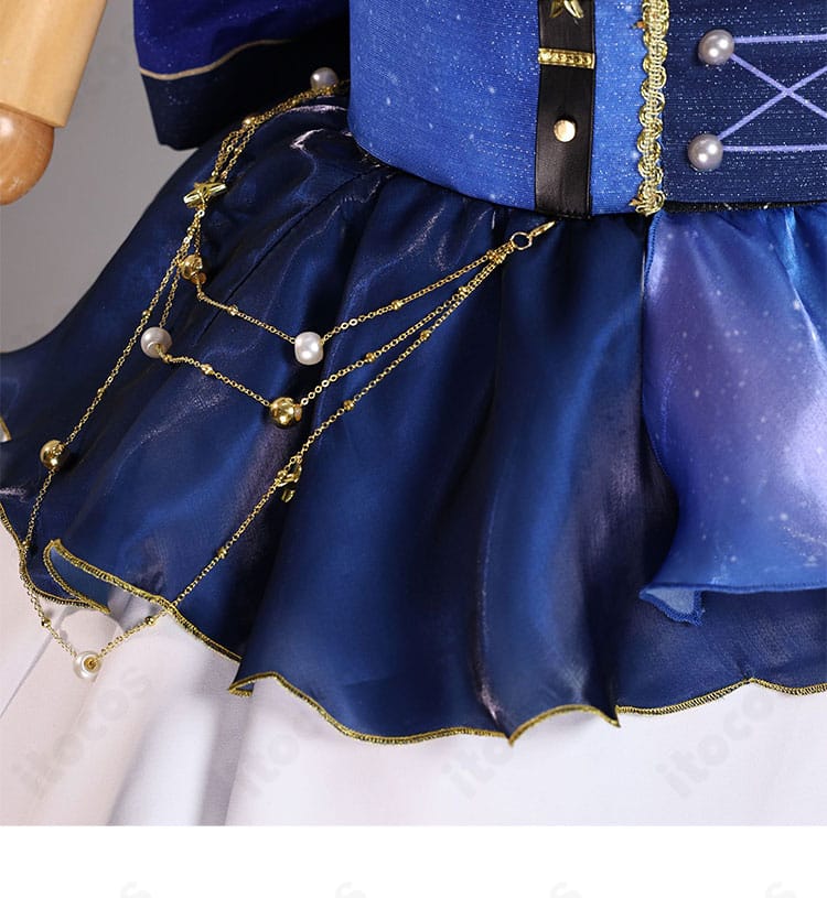 南ことり コスプレ衣装の腰飾りディテール。可愛いアクセントで立体感を演出